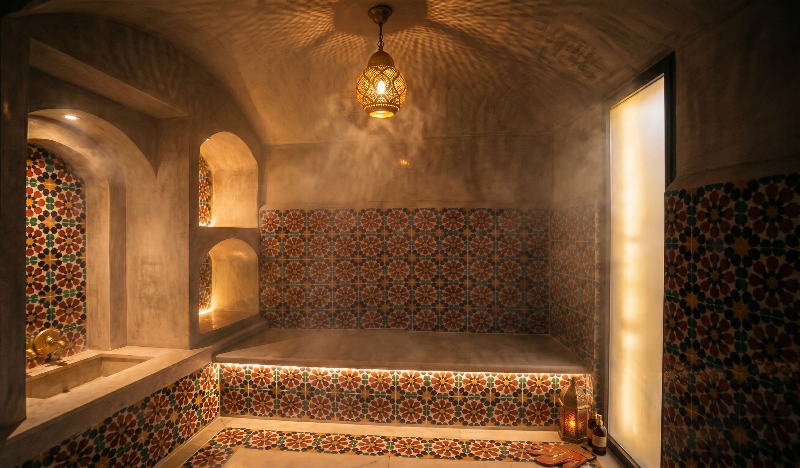 Traditional Moroccan hammam